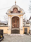 Cemetery chapel, ossuary and cemetery wall