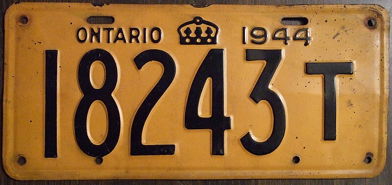 File:Ontario 1944 Trailer License Plate.jpg