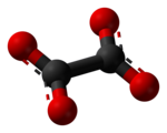 Molekylmodell, oxalat