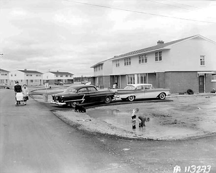 Married quarters at CFB Cold Lake, circa 1960 PMQs CFB Cold Lake.jpg