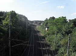 Areál železniční stanice Pačejov