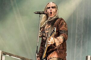 Tägtgren performing in 2024