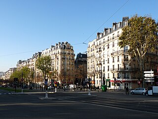 Boulevard Lefebvre Street in Paris, France