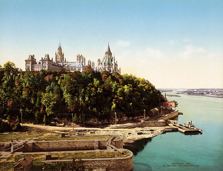 File:Parliament buildings from Major Hill Park, Ottawa, Canada, 1901.jpg