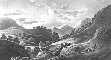 Pass of Killiecrankie, from "A Journey from Edinburgh Through Parts of North Britain" (Source: Wikimedia)