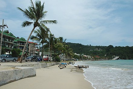 The south end of Patong Beach