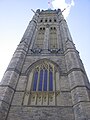 The Peace Tower from below