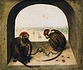 Miniatura para Dos monos (Bruegel)