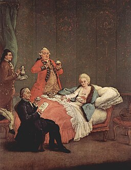 Pietro Longhi La cioccolata del mattino The Morning Chocolate 1775-1780