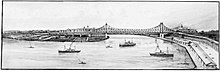 Plans for the "Brisbane River Bridge", c. 1934 Plans for the Brisbane River Bridge (later named Story Bridge), circa 1934.jpg