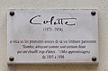 Plaque au no 28 en hommage à Colette.