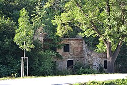 Ruiny usedlosti Malovanka (červen 2012)
