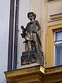 Praha - Nové Město, Na poříčí 36+38, Palác Bondy, socha