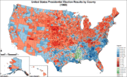 Presidential election results by county