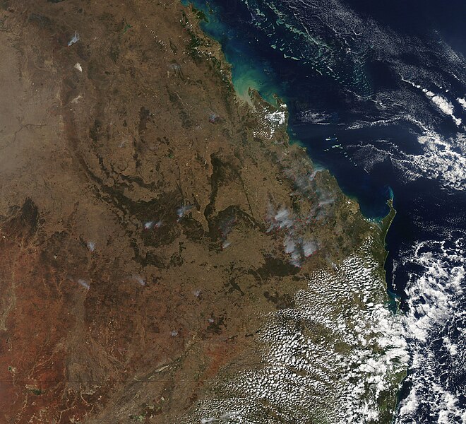 File:Queensland, Australia Fires by NASA.jpg