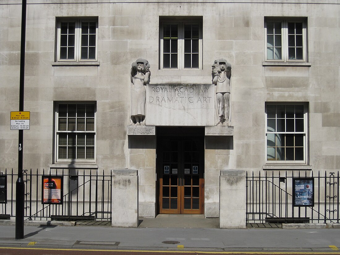 File:RADA 62 Gower Street, London WC1E 6ED. Frontage dates from 1905.JPG