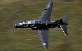 BAe Systems Hawk T.1 fra den 208. (reserve) skvadronen til Royal Air Force of Great Britain