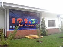 Radio Universidad at the Universidad Centroamericana (UCA) in Managua, Nicaragua. Radio universidad managua.jpg