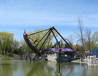 Vikings Rage (Canadas Wonderland) Swinging ship ride at Canadas Wonderland in Vaughan, Ontario, Canada