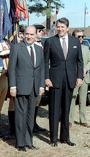 Francois Mitterrand and Ronald Reagan, 1981 Reagan Mitterrand 1981.jpg