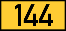 Reichsstrasse 144 number.svg