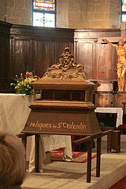 Reliques de saint Valentin à Roquemaure.