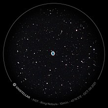 spectroscopy of ring nebula m57