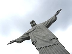 Statue Cristo Redentor auf dem Corcovado, Rio de Janeiro, Brasilien