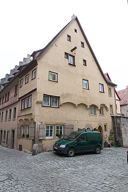 Rothenburg ob der Tauber, Rosmaringäßchen 1-20151230-003