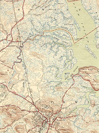 <span class="mw-page-title-main">Roger Island River</span> Tidal estuary in the U.S. state of Massachusetts