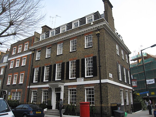 The building at 1 Buckingham Place, used for Number Six's home