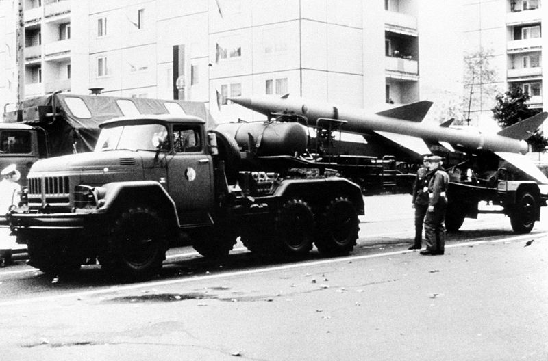 File:SA-2 Guideline towed by a ZIL-131 truck.JPEG