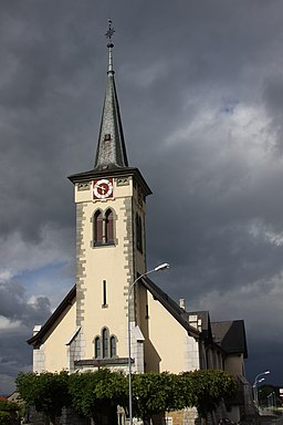 Kyrkan Saint-Martin i Cugy