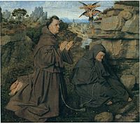 Saint Francis Receiving the Stigmata (van Eyck), c. 1428–32 (w/ Victoria)