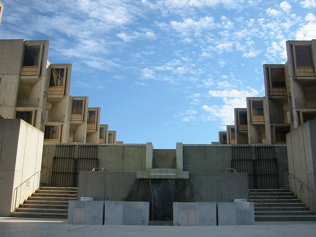 The Salk Institute for Biological Studies by Architect Louis Kahn, San  Diego, California