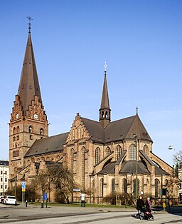 Sankt Petri kyrka i mars 2015