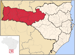 Oeste Catarinense – Mappa