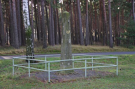 Schliebener Straße Postmeilensäule Hohenbucko