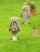 Glücksburg Castle historical flower columns.jpg