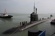 Royal Malaysian Navy's Scorpène submarine.