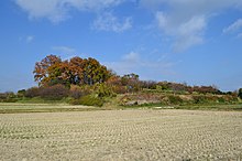 Sengenyama-kofun (Takasaki) zenkei-1.JPG