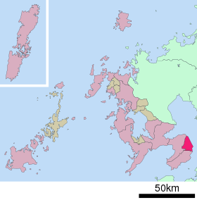 Shimabara in Nagasaki Prefecture Ja.svg