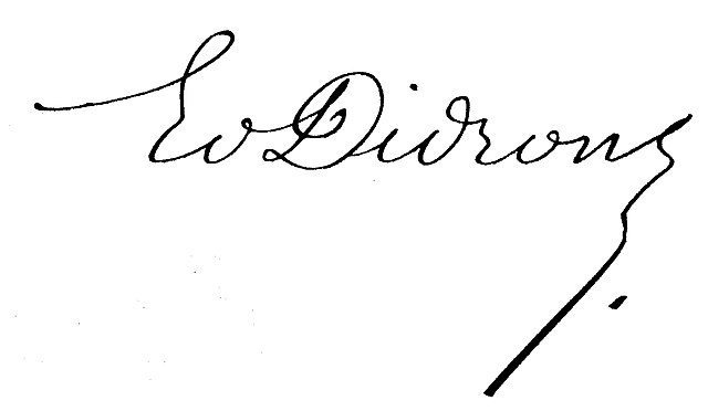 signature d'Édouard Didron