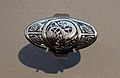 Anglo-Saxon silver ring from Chelsea, in the Victoria and Albert Museum in South Kensington.