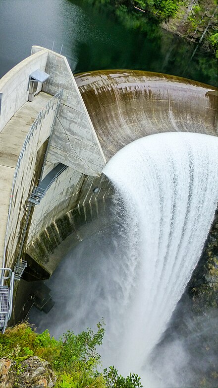 Blue Lake Dam spillway