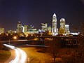 Skyline of Charlotte at night