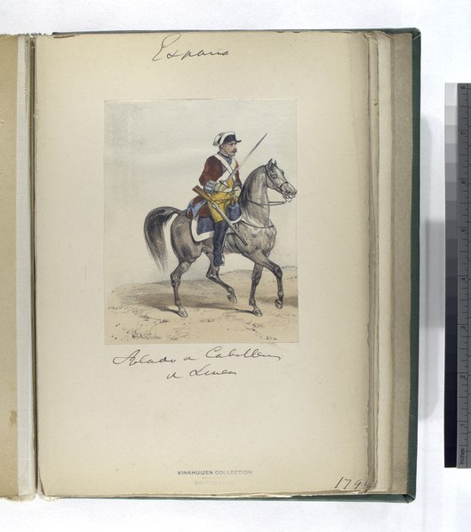 File:Soldado (-) de Caballero de linea. (1792-) (NYPL b14896507-87694).tiff