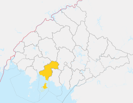 Location of Sŏnch'ŏn County