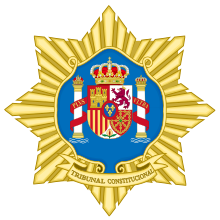 Spanish Constitutional Court Magistrate Badge.svg