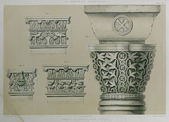 capitals in nave and pilaster capitals
